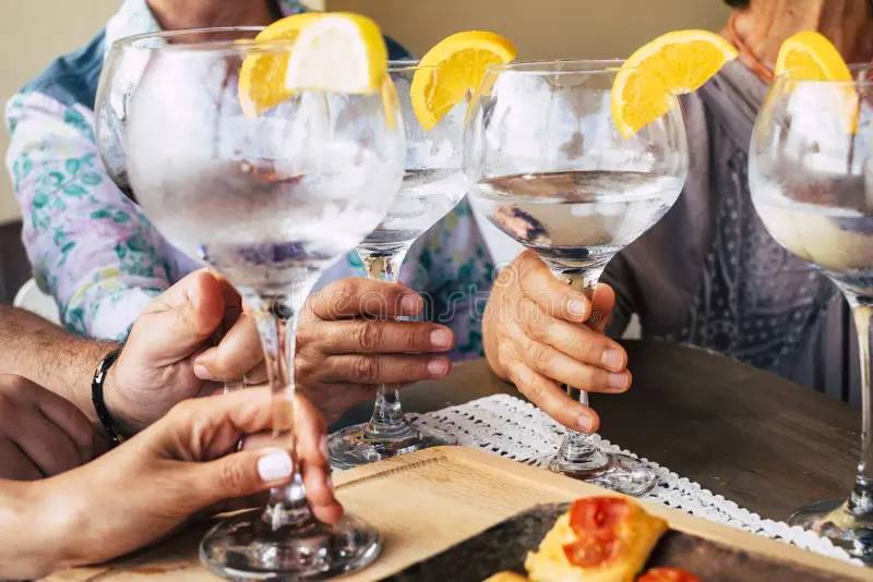 A GLASS OF FRIENDS AND FAMILY